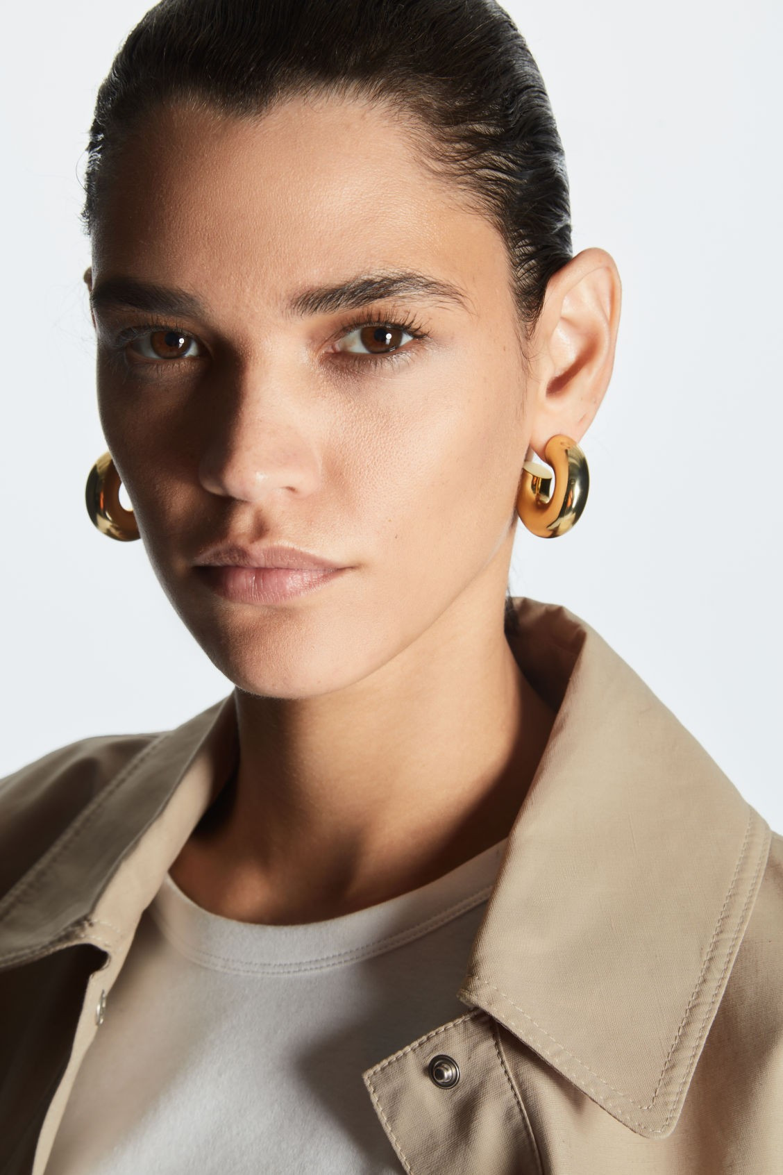 LARGE CHUNKY HOOP EARRINGS | COS UK