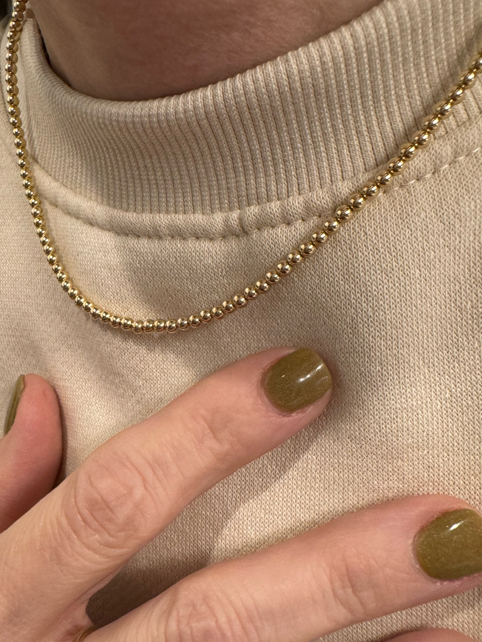 This gold necklace would make the perfect Christmas gift.  It is not only beautiful, but you would be supporting a small business.  This business is from my small town and their jewelry is always beautiful quality.

#LTKfindsunder100 #LTKHoliday #LTKGiftGuide