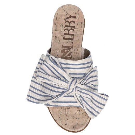 Women's Sam & Libby Neveda Slide Sandals with a Bow | Target