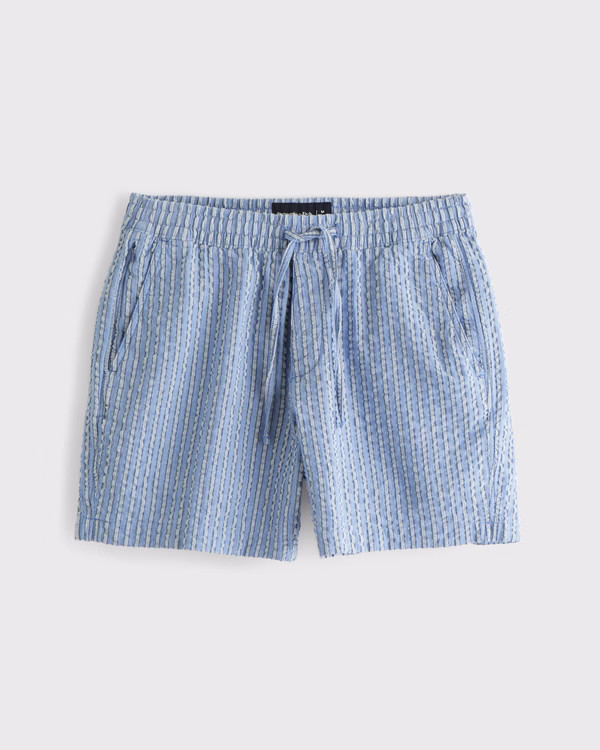 Seersucker Pull-On Short | Abercrombie & Fitch (US)