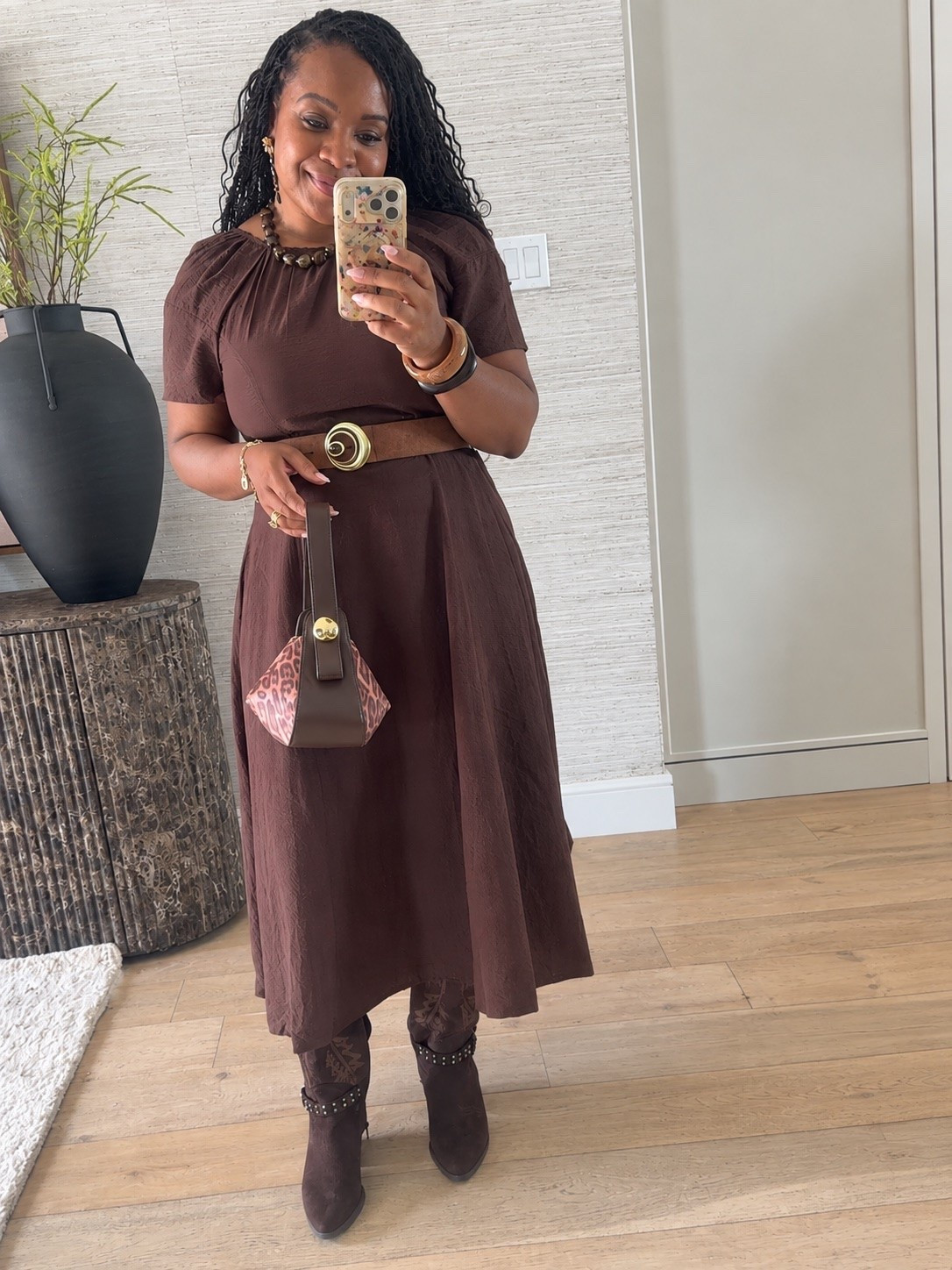Obsessed with this dress for fall! 🤩 Only $24 and comes in a navy too!

#LTKootd #LTKMidsize #LTKgrwm