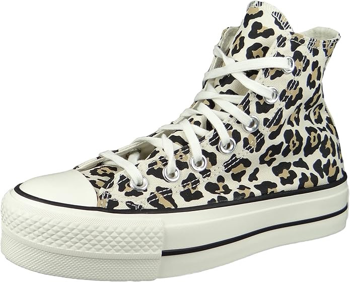 Converse Women's Chuck Taylor All Star Leopard Platform High Top Sneakers | Amazon (US)