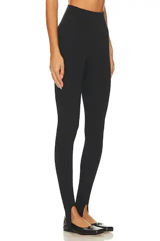 Splits59 River High Waist Airweight Stirrup Legging in Black from Revolve.com | Revolve Clothing (Global)