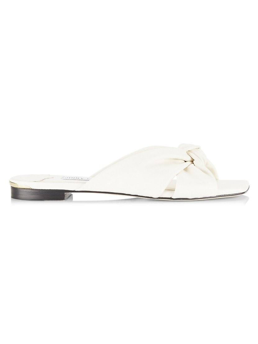 Avenue Knotted Leather Sandals | Saks Fifth Avenue