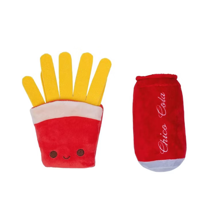 American Pet Supplies 10.25-Inch Cola & Fries Crinkle and Squeaky Plush Dog Toy Combo | Target