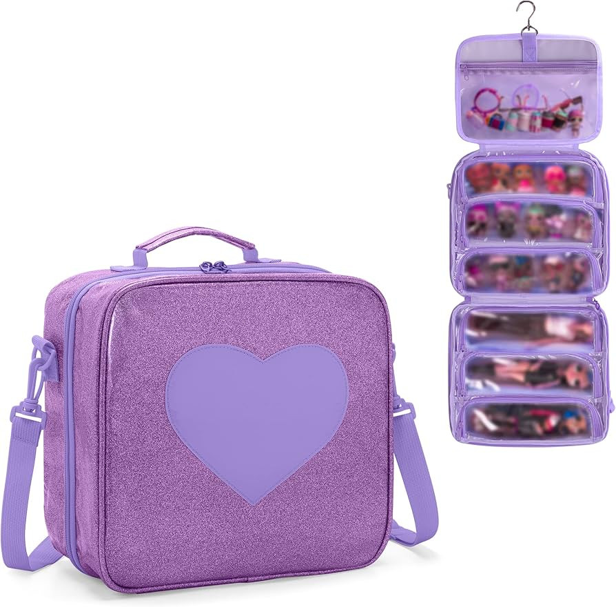 LoDrid Doll Carrying Case Compatible with LOL Surprise OMG, Display Organizer Compatible with Big... | Amazon (US)