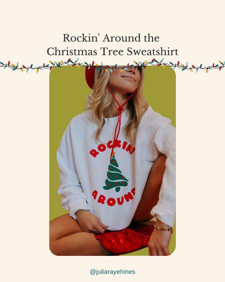Rocking’ Around the Christmas Tree Sweatshirt from Riff Raff 🎄

#LTKunder100 #LTKHoliday