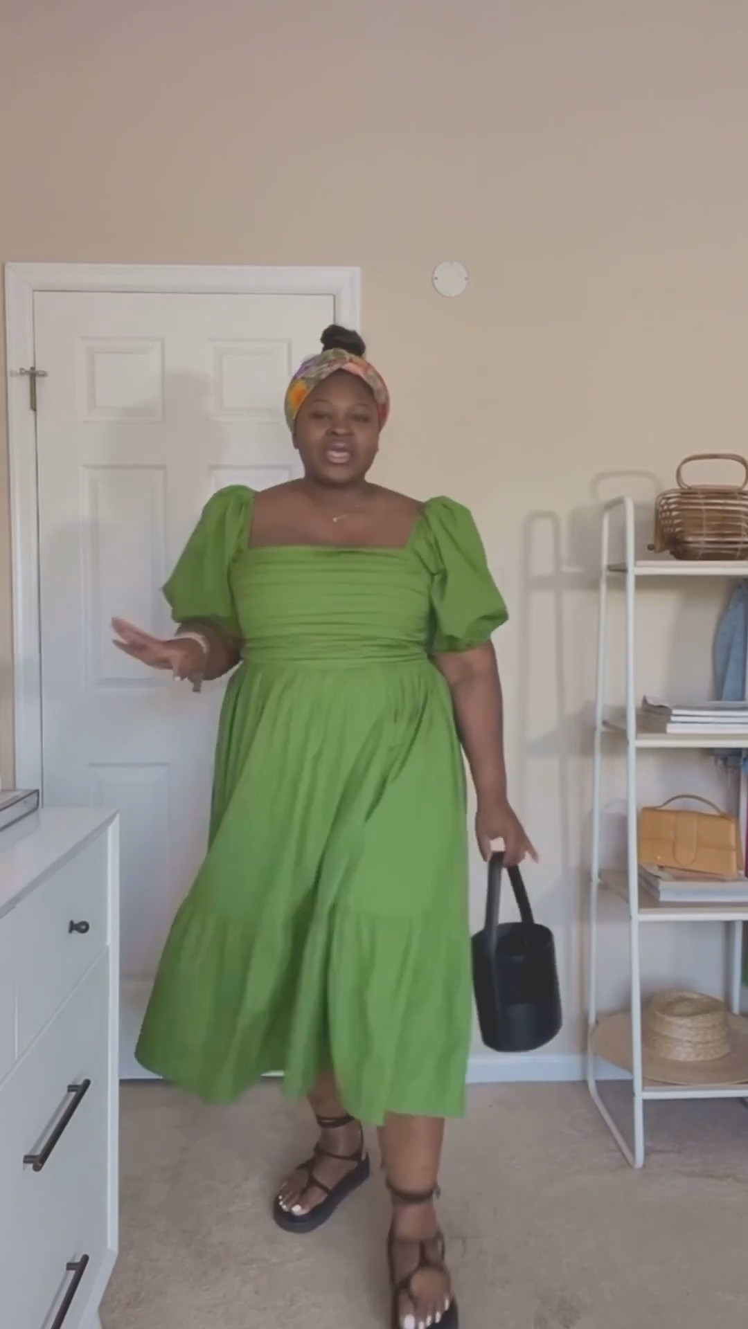 A good sale find isn't just about saving money. It's finding something you'll actually want to wear again and again. On sale for $59.97, this flattering green puff sleeve dress is perfect for summer events, brunch dates, vacations, and special occasions. #AbercrombieStyle
#AbercrombieSale
#SummerDress
#PuffSleeveDress
#VacationStyle
#BrunchOutfit
#FashionOver40
#CurvyStyle
#LTKStyle
#SummerFashion

#LTKootd #LTKSeasonal #LTKSaleAlert
