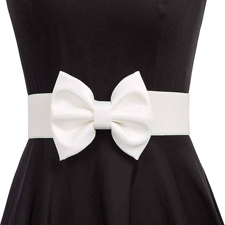 GRACE KARIN Women's Wide Cinch Belt Vintage Big Bow Knot Corset Waistband | Amazon (US)