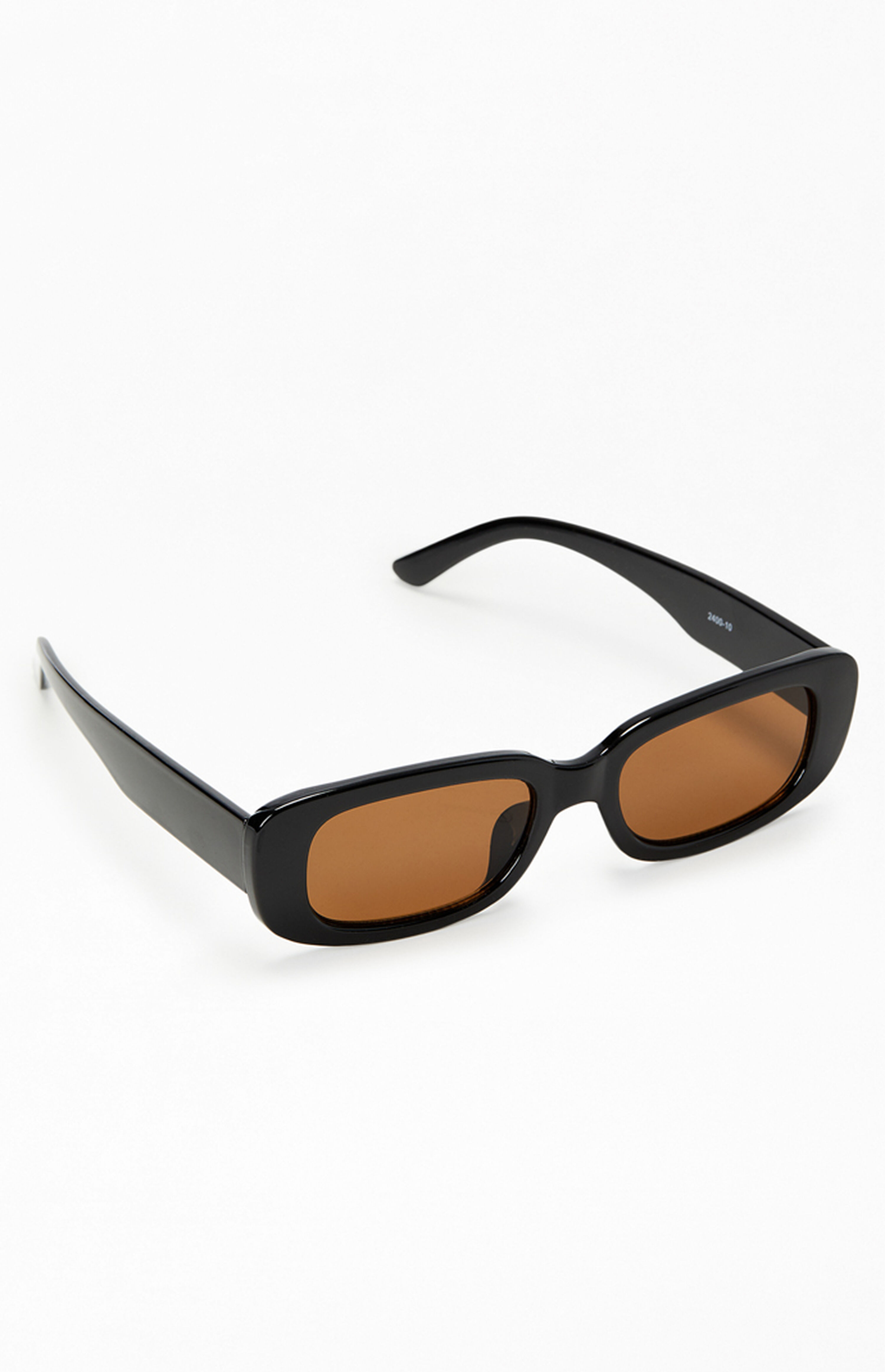 PacSun Black & Brown Plastic Square Sunglasses | PacSun