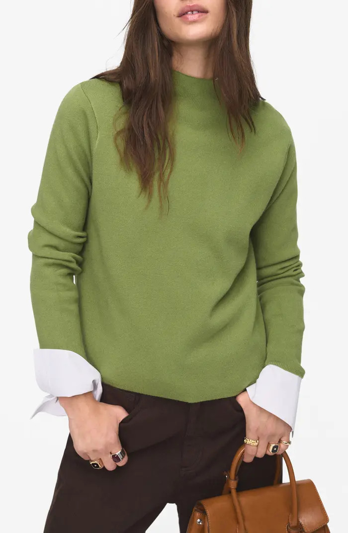 MANGO Funnel Neck Sweater | Nordstrom | Nordstrom