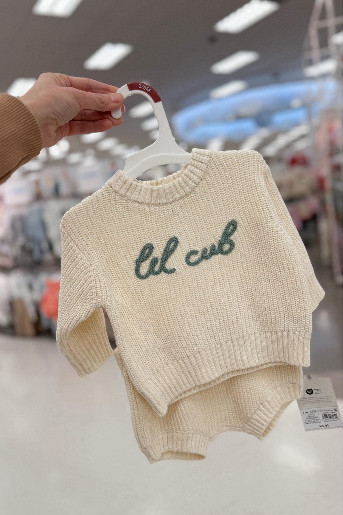 New Cloud Island Knit Set 🐻 ARE YOU KIDDING— the colors, the embroidery, everything is sooo cute! This would make the perfect gift with a little bear stuffed animal & diapers for a baby shower! 🛒 Comment “BABY” for the link! 

@target @targetstyle  #newattarget #targetstyle #target #targetmom #ltkfashion #targetbaby #newbornmom #targetlife
