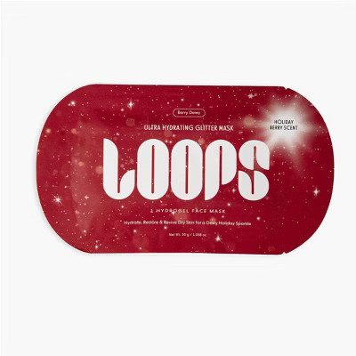LOOPS Berry Dewy Hydrating Hydrogel Face Mask - 1.06oz | Target