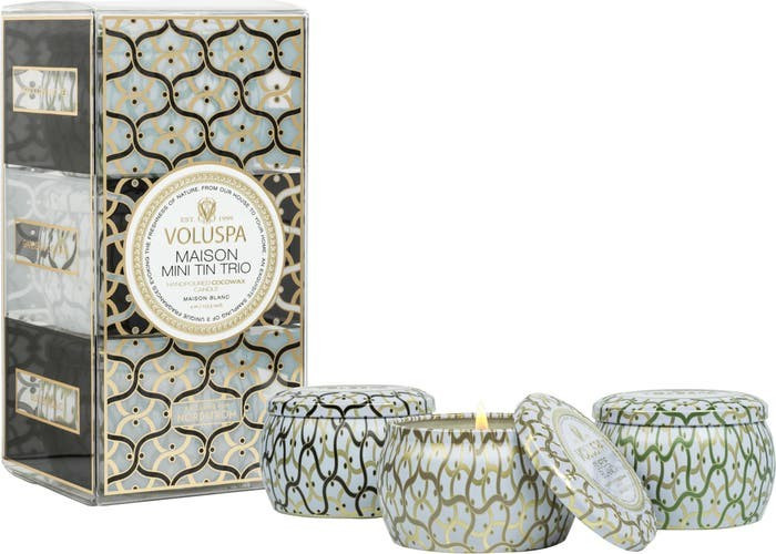 Maison Blanc Mini Tin Candle Trio | Nordstrom