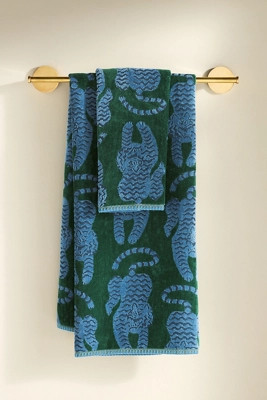 Isa Tiger Cotton Towel Collection | Anthropologie (US)