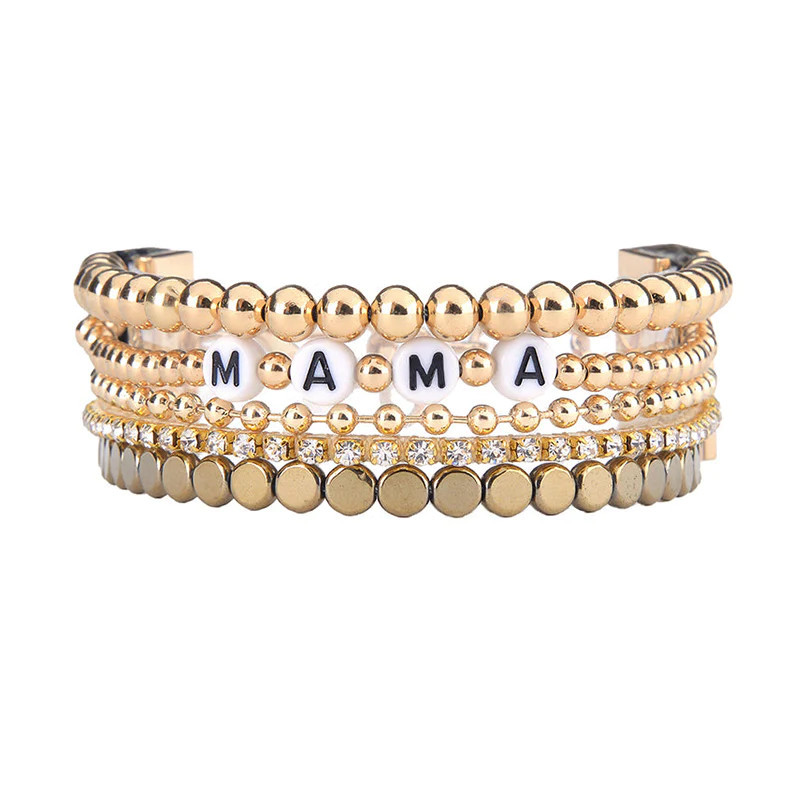 Mama Mini Cuff - Gold | Victoria Emerson
