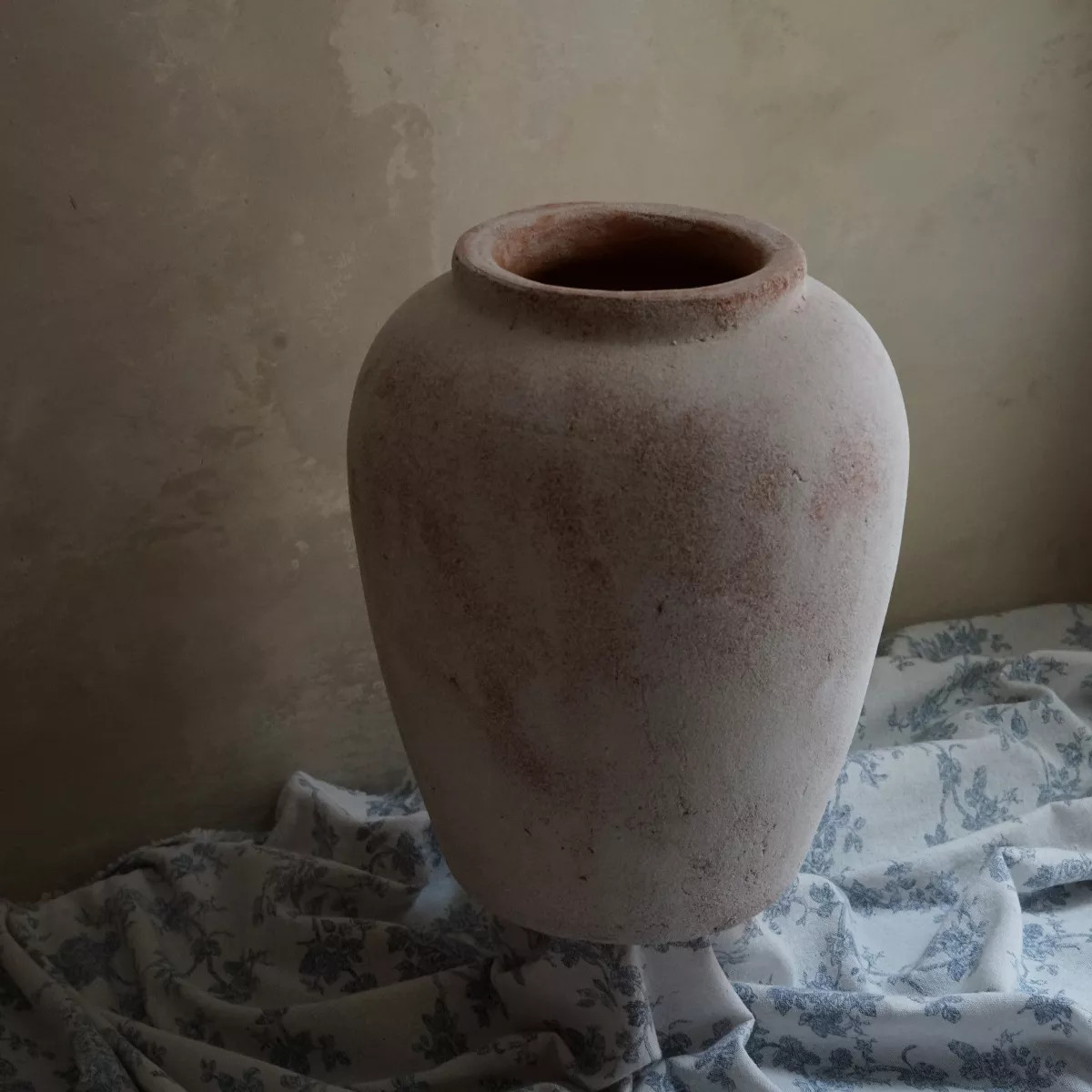 LuxenHome Marble Brown and White 12.4-Inch Tall Terracotta Vase Multicolored | Target