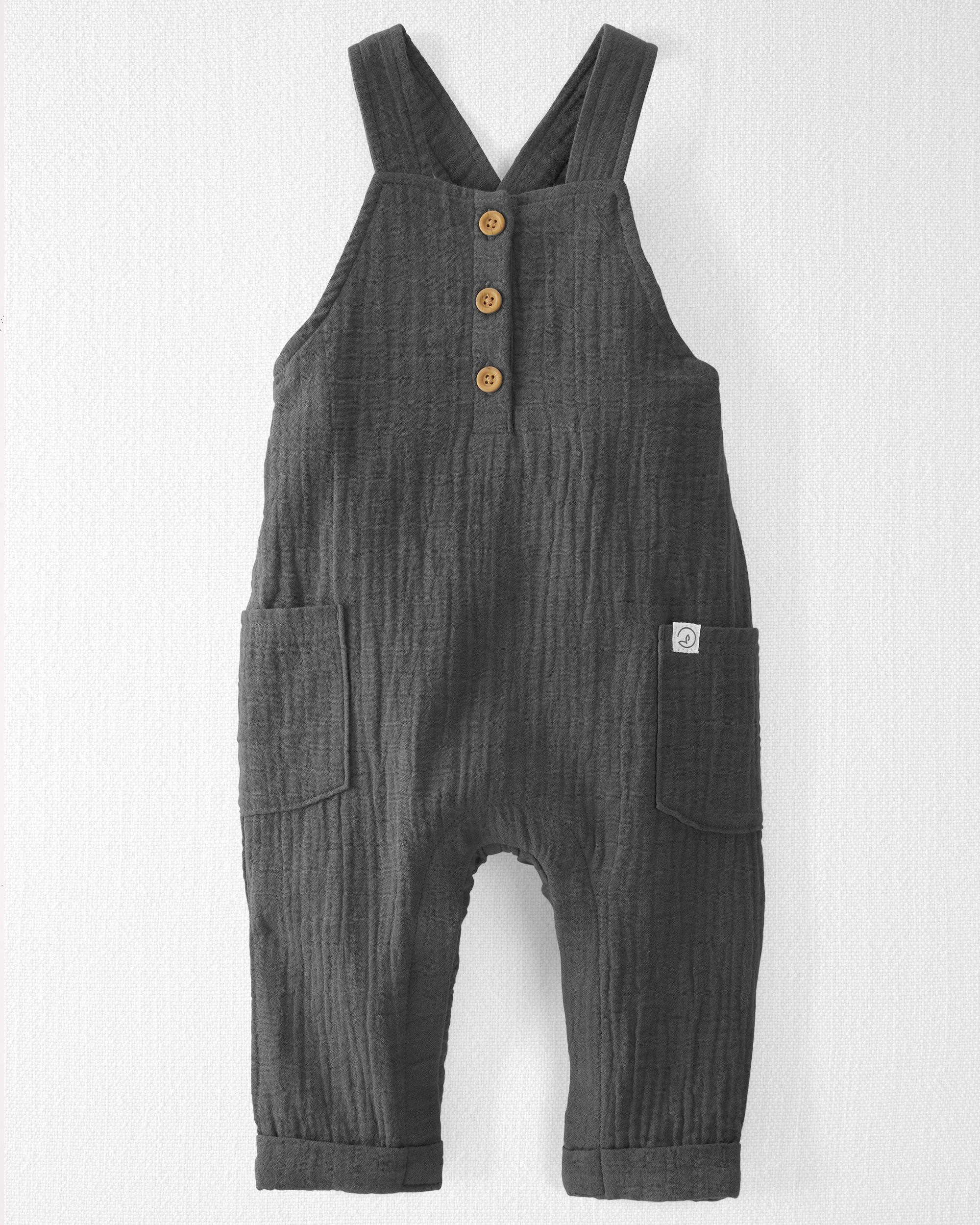 Baby Organic Cotton Gauze Overalls | Carter's