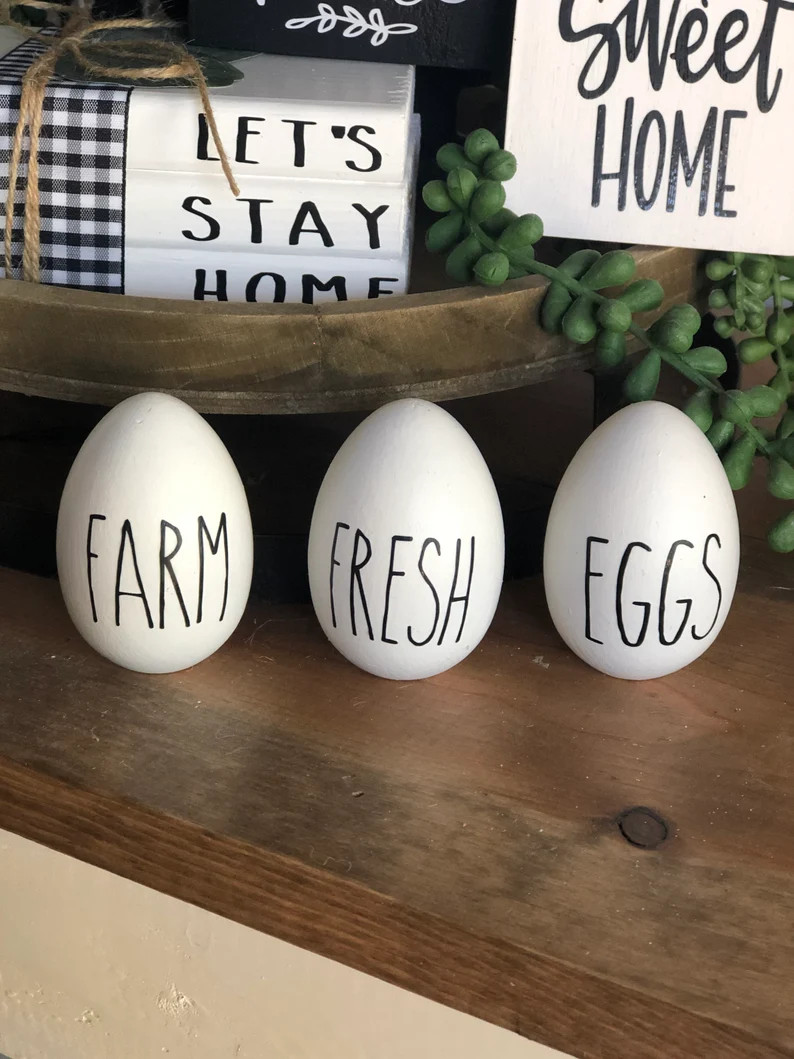 Farmhouse Bundle, Tiered Tray Decor, Rae Dunn Inspired, Farmhouse Tiered Tray Decor, Farmhouse De... | Etsy (US)