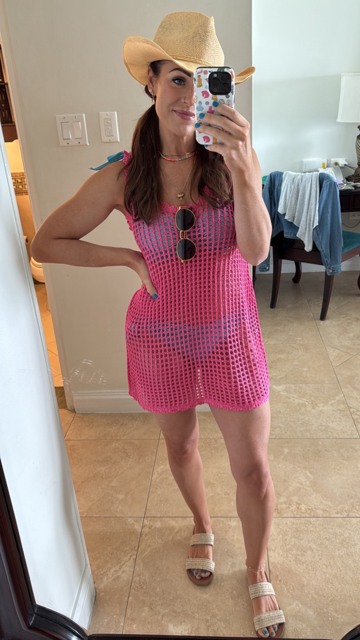 Beach vacation resort wear swimsuit bikini target cover up straw cowboy hat

#LTKFindsUnder50 #LTKTravel #LTKSeasonal