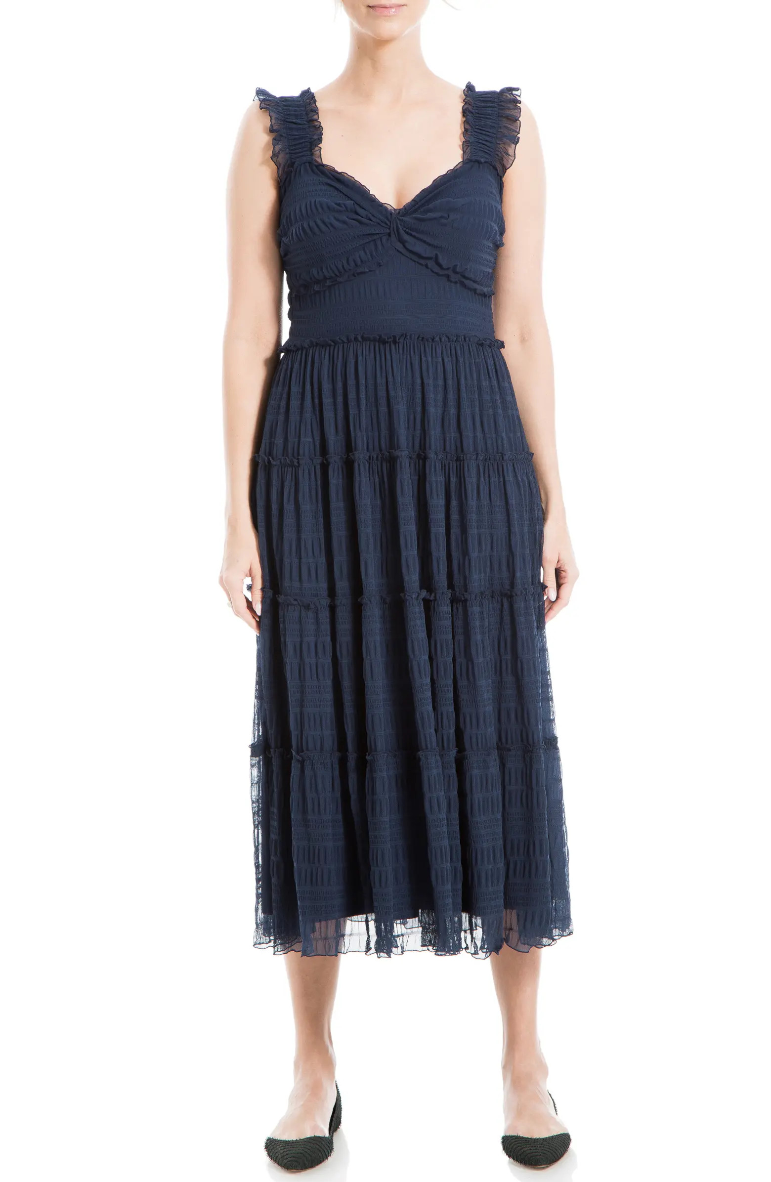 MAX STUDIO Mesh Sleeveless Maxi Dress | Nordstromrack | Nordstrom Rack