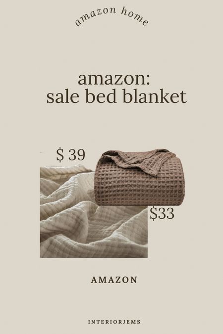 These two bed blankets are in my cart, gauze, like bed, blanket, twin through king size, brown, waffle, weave bed, blanket, twin through king size, these all come in lots of different, pretty colors, Amazon, betting, kids betting, betting

#LTKSaleAlert #LTKStyleTip #LTKHome