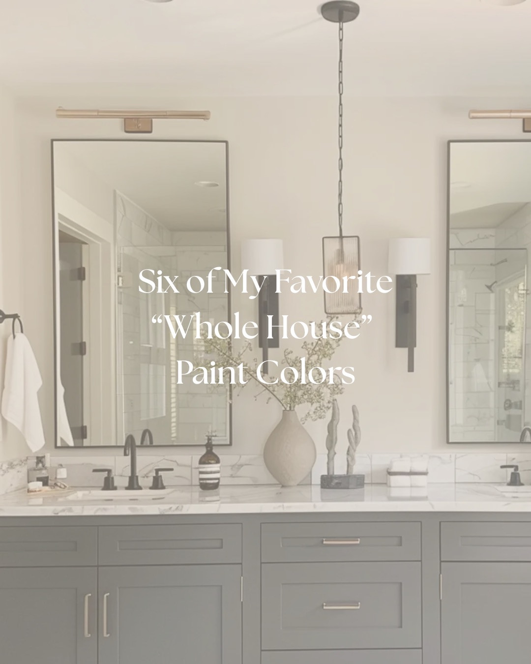 My six go-to “whole house” paint colors — the creams, beiges, and warm whites that never go out of style. Naturally, my favorite true white made the list. It always does.

#LTKU #LTKHome #LTKmorningroutine