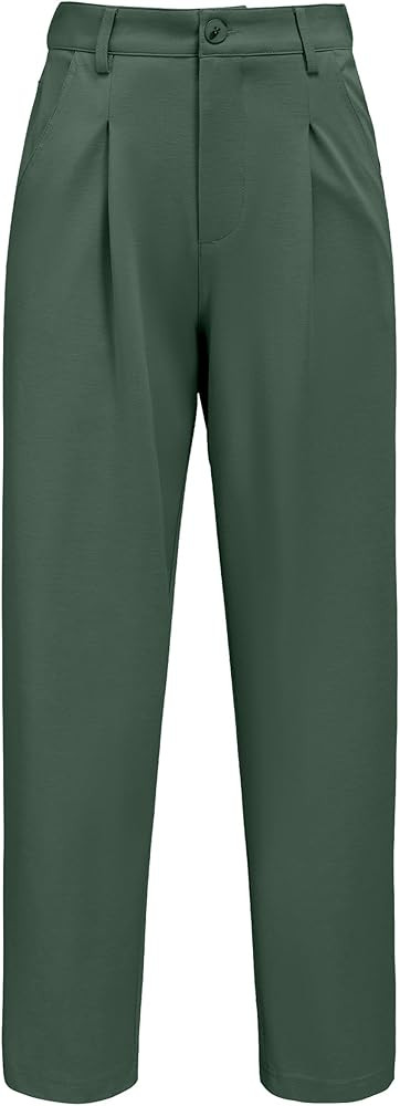 Arach&Cloz Women's Stretch Wrinkle-Free Comfort Ankle Work Pants Fall 2025 | Amazon (US)