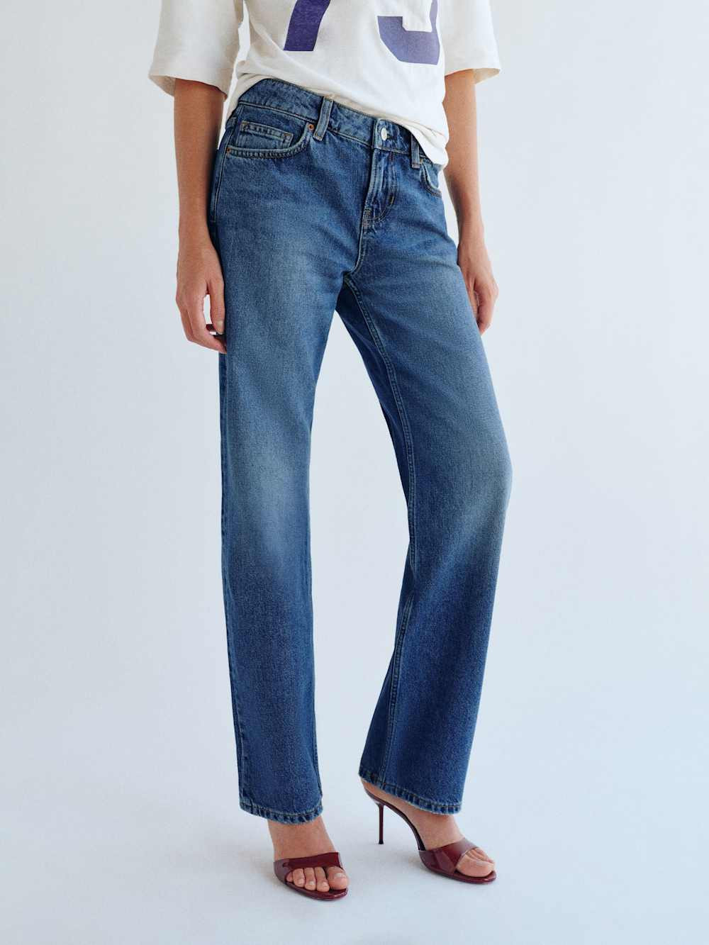 Charlee Low Rise Straight Leg Jeans | Reformation (Global)