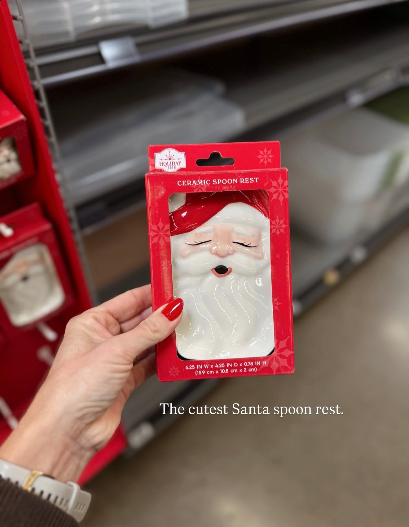 The cutest little Santa spoon rust! There’s also matching salt pepper shakers  

#LTKFindsUnder50 #LTKHome #LTKHoliday