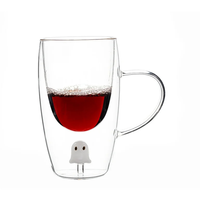 Way to Celebrate Coffee Glass Mug Ghost | Walmart (US)