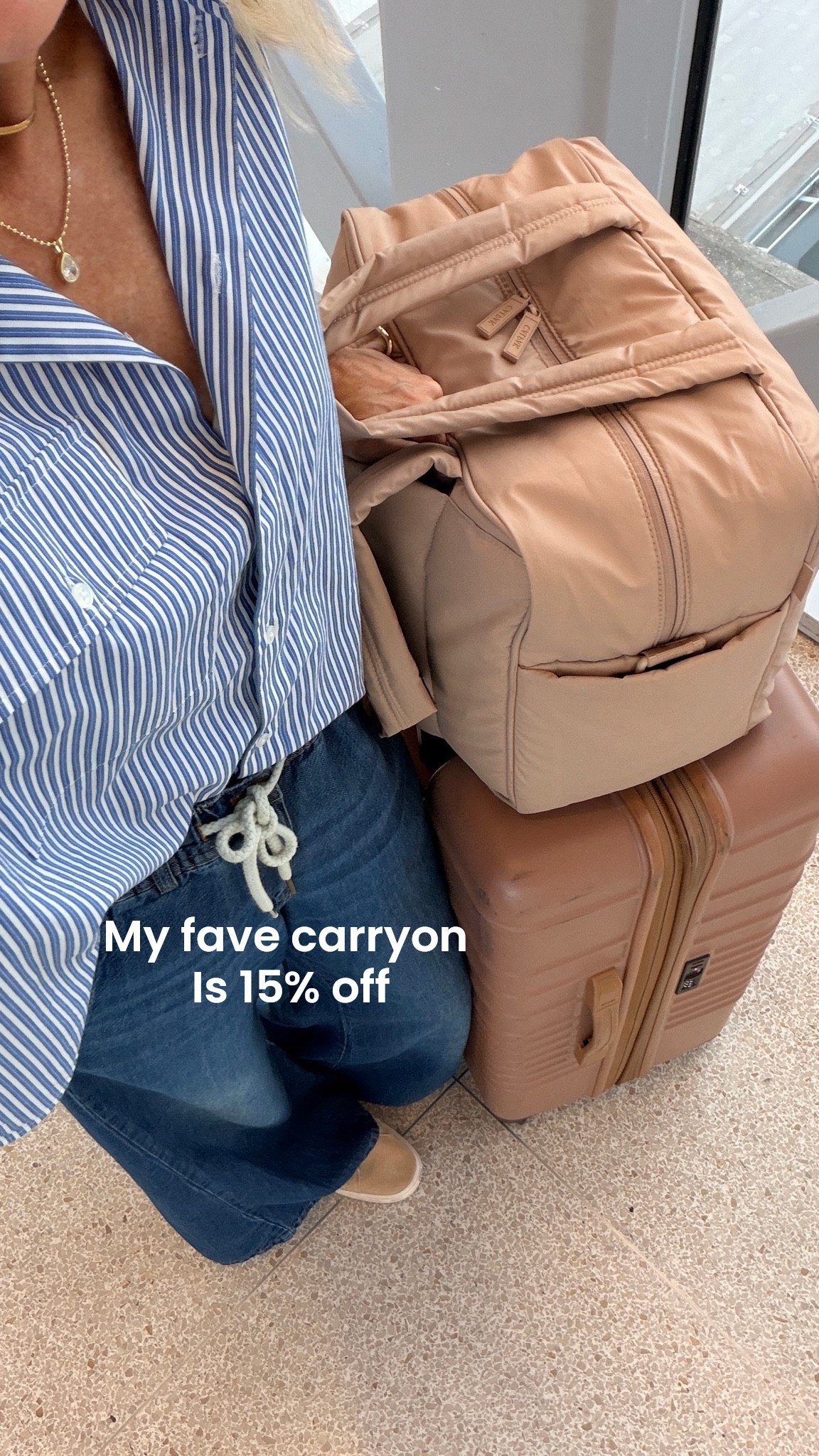 Truly it’s the Mary poppins of bags!
FITS UNDER SEAT👏🏼👏🏼
Can fit so much in here! Linking the exact size I have. It is water repellent and comes in lots of colors. Currently 15% off! 

@CALPAK ￼

#LTKTravel #LTKSaleAlert #LTKOver40