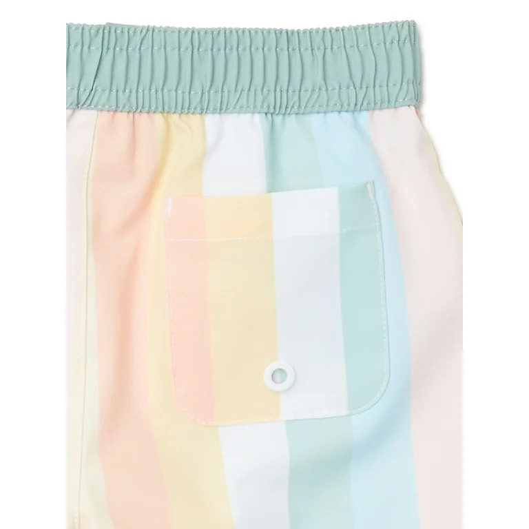 Wonder Nation Toddler Boy Long Sleeve Rashguard Swim Set, Sizes 12M-5T | Walmart (US)