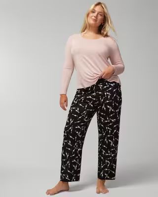 Long-Sleeve Top + Pants Set | SOMA