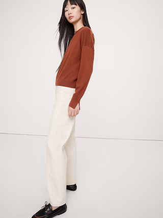 Merino Crew-Neck Sweater | Banana Republic (US)