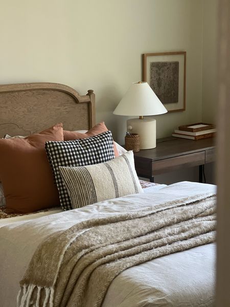 Gingham pillow under $10! 

Neutral bedroom style
Amber interiors vibes

#LTKhome #LTKsalealert