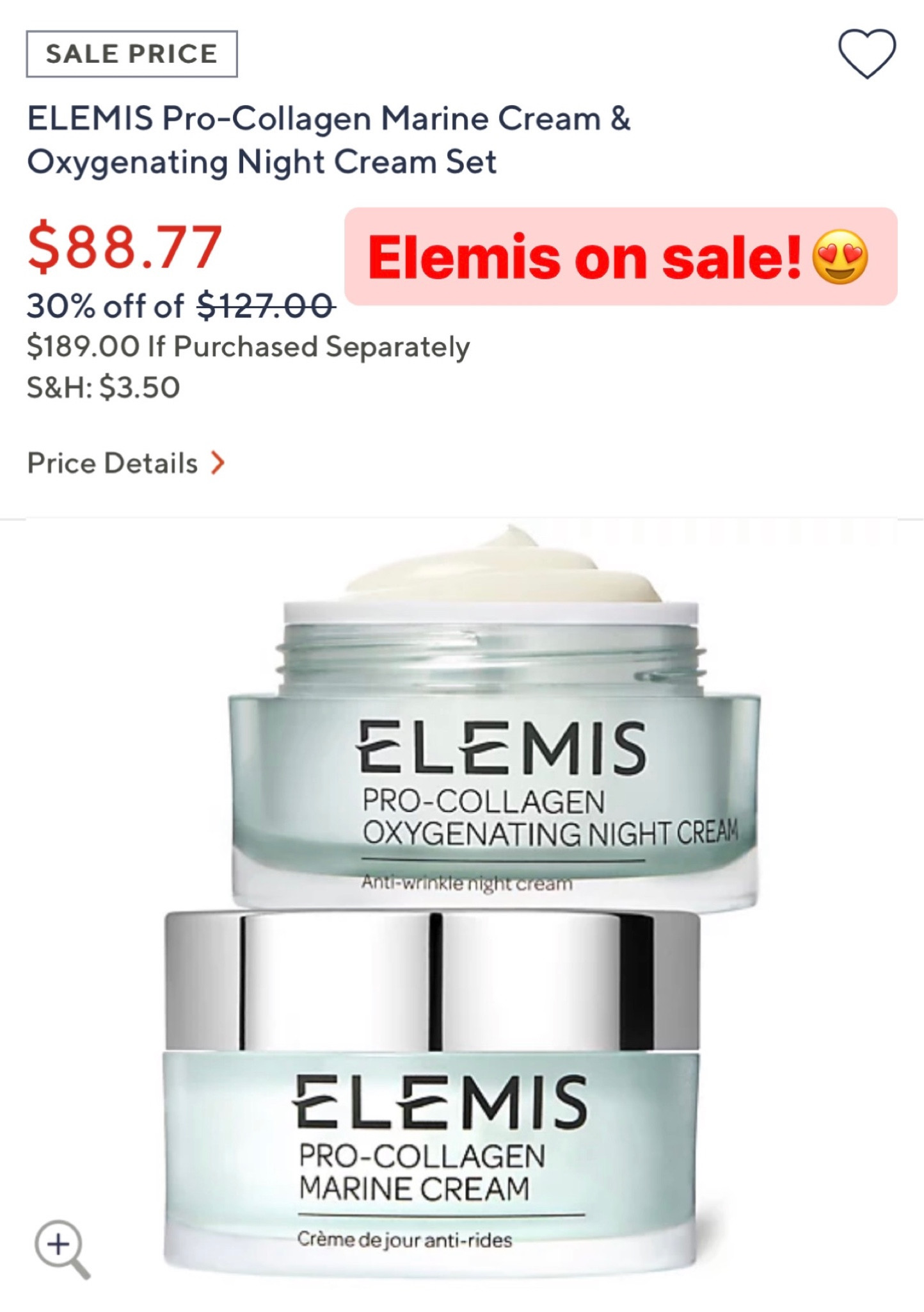 Elemis pro collagen set on sale from QVC

#LTKunder100 #LTKsalealert #LTKbeauty
