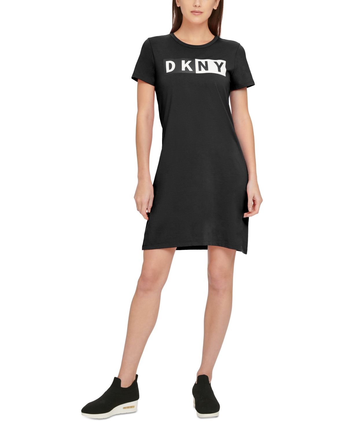 Dkny Sport Cotton Logo T-Shirt Dress | Macys (US)