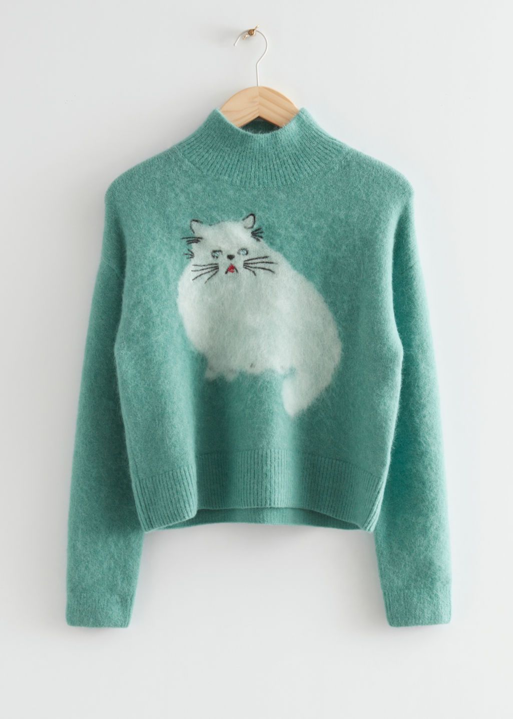 Jacquard Cat Motif Sweater | & Other Stories US