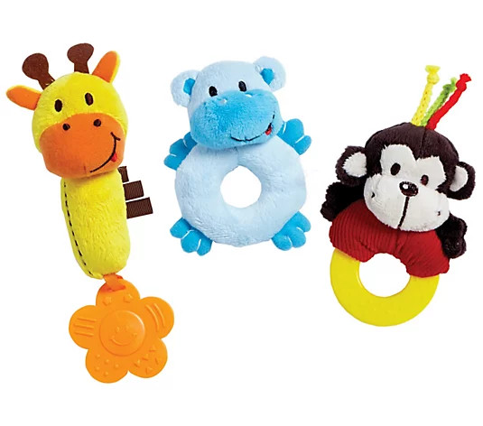 Edushape Soft Pals - Set of 3 | QVC