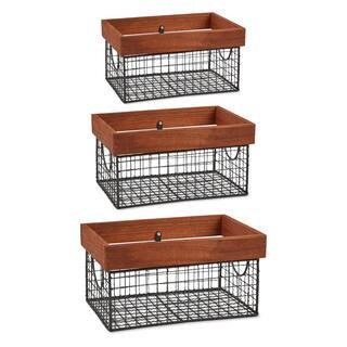 DII® Farmhouse Basket Set in Bronze | Michaels® | Michaels Stores