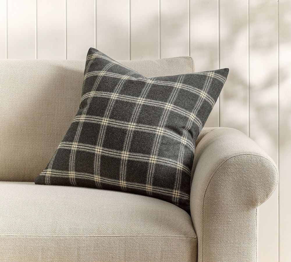Everette Plaid Pillow Cover | Pottery Barn (US)