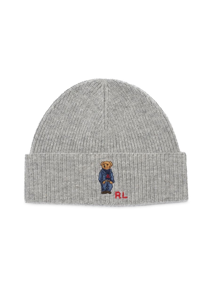 Polo Ralph Lauren Solid Denim Bear Beanie | Saks Fifth Avenue (UK)