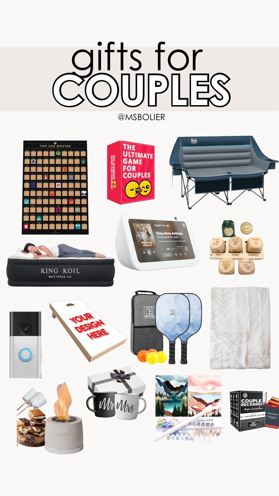 gift ideas for couples!

| gift guide | couples gifts 

#LTKHoliday #LTKCyberWeek #LTKGiftGuide