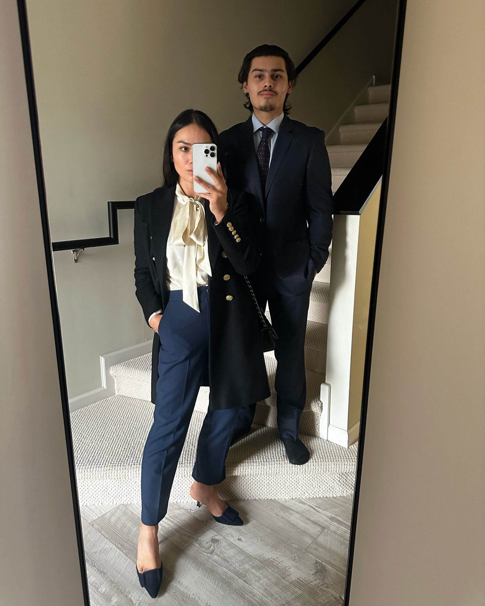Fashion Tip: A pussy-bow blouse is a timeless staple, adding elegance to any outfit. Pair it with tapered, pleated trousers for a polished, flattering silhouette, and layer with a mid-length wool blazer coat—perfect for warmth without bulk. Finish the look with a kitten heel: chic, comfortable, and incredibly versatile, it’s a refined, timeless choice that elevates any outfit. Together, these pieces create an effortlessly sophisticated wardrobe.

#LTKStyleTip