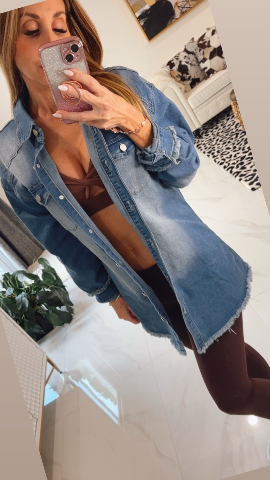 ✨Denim Shacket. The layer that pulls it all together. (This color is nightfall blue)

#LTKOver40 #LTKSaleAlert #LTKmomlife