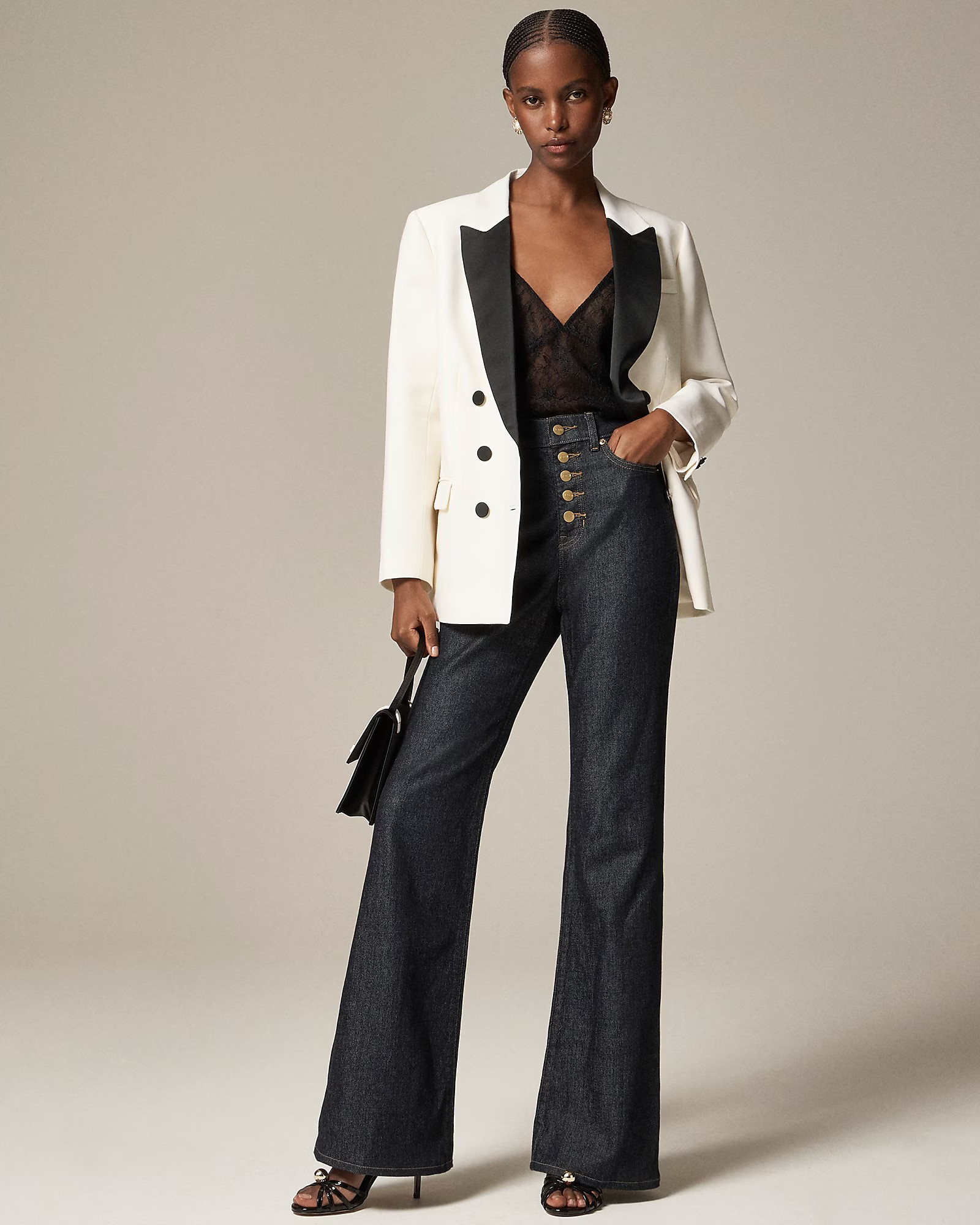 High-rise flare jean in 1996 semi-stretch | J. Crew US