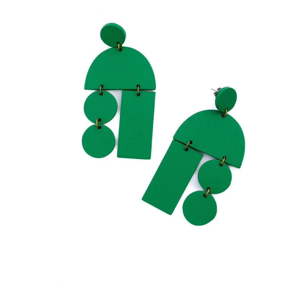 Emerald Mobile Earrings | Sunshine Tienda