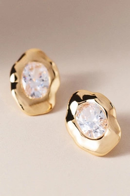 Ettika Molten Glow Crystal Stud Earrings | Anthropologie (US)