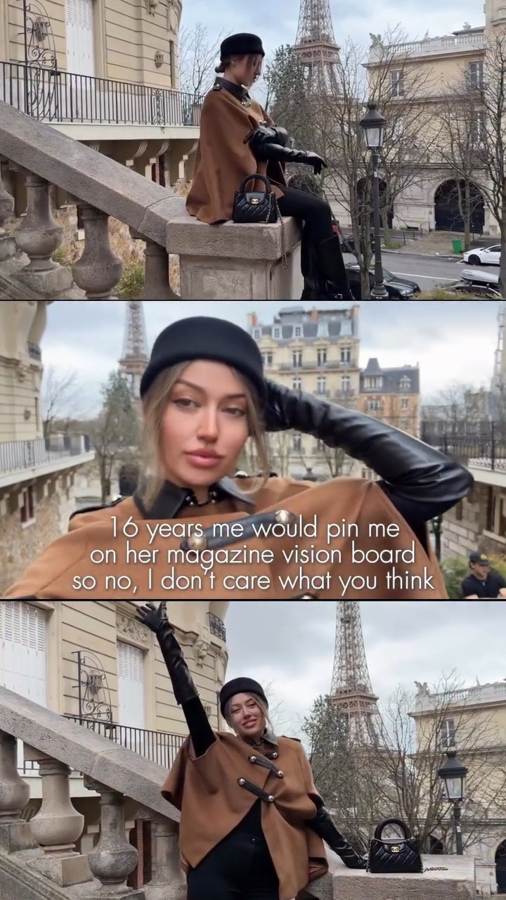 ✨I said what I said:
16 years me would pin me on her magazine vision board. So, no! I don’t care what you think…
Wearing @karen_millen Cape 🤎
#happy #mindset #paris